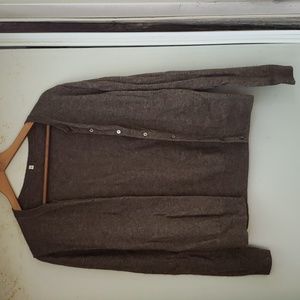 MUJI Yak and Wool cardigan in mocha | size L